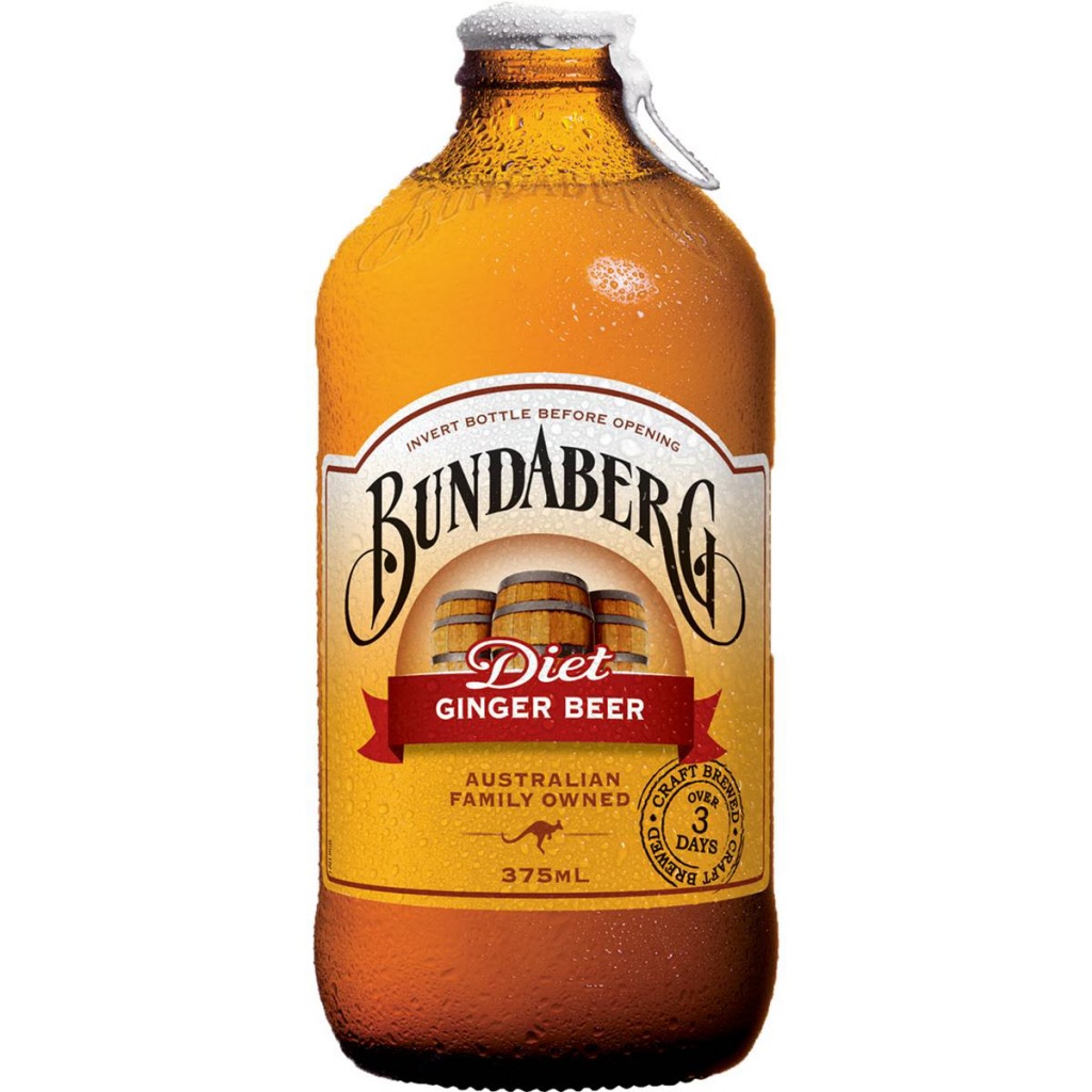 Bundaberg Ginger Beer Diet 12 X 375 Ml